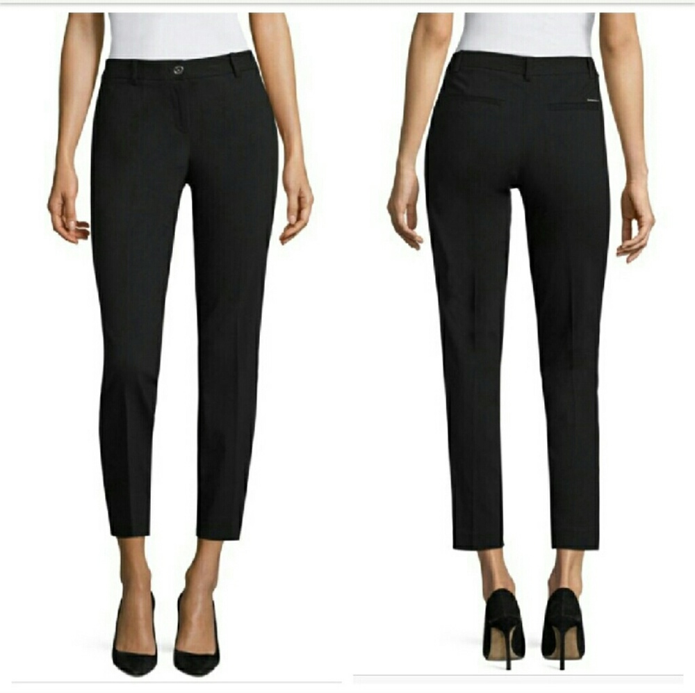 MICHAEL MICHAEL KORS Navy Ankle Pants
